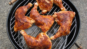 Can you put BBQ sauce on raw chicken?