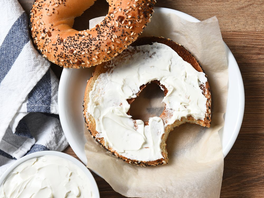 Can you put butter on a bagel?