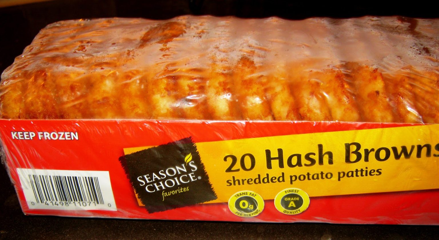 Can you put frozen hash brown patties in toaster?