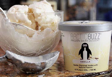 Can you put vodka in ice cream?