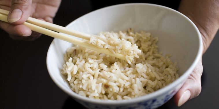 Can you reheat soup with rice in it?