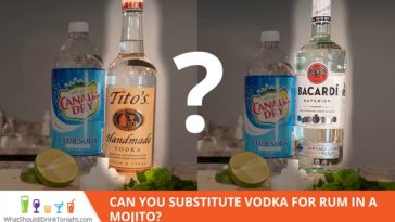 Can you substitute vodka in a mojito?