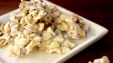 Can you substitute white chocolate chips for almond bark?