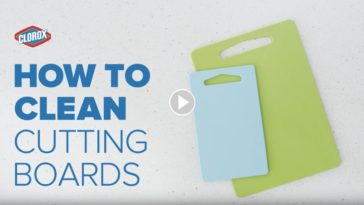 Can you use Clorox wipes on cutting boards?