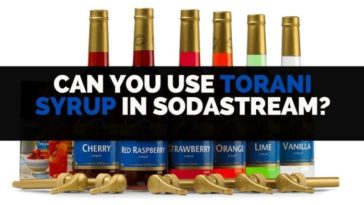 Can you use Torani syrup with soda stream?