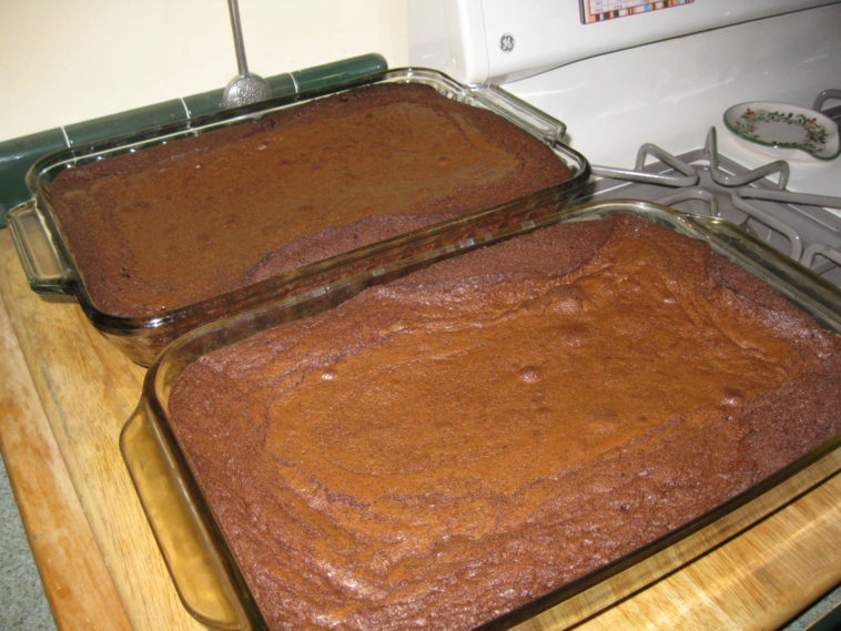 Can you use a 9x13 pan instead of two 9 inch pans?