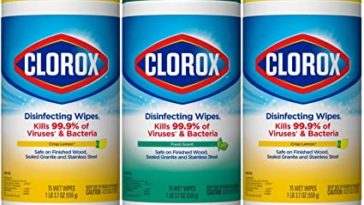 Can you use disinfecting wipes on wood furniture?