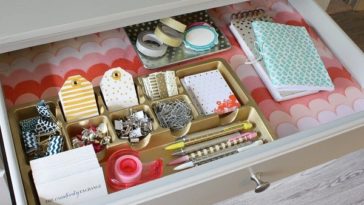 Can you use wrapping paper as drawer liner?