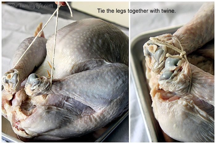 Do I cook the turkey with the plastic leg holder?