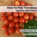 Do I need to peel tomatoes?