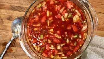 Do I need to peel tomatoes for gazpacho?