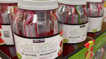 Do Kirkland alcohol pops freeze?