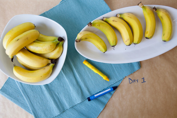 Do bananas ripen faster in Bunch?