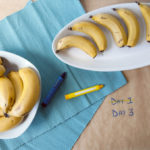 Do bananas ripen faster in a bunch or separated?