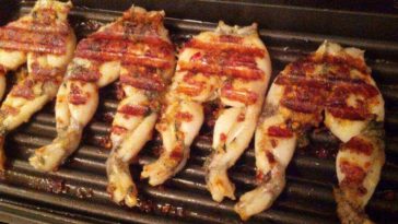 Do frog legs move when you cook them?