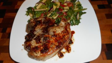 Do pork chops have a lot of calories?