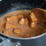 Do you Stir caramel while cooking?