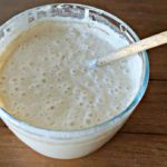Do you Stir sourdough starter before discarding?
