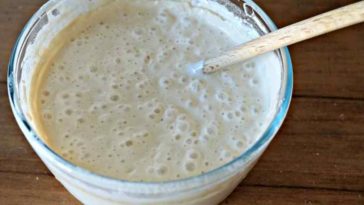 Do you Stir sourdough starter before discarding?