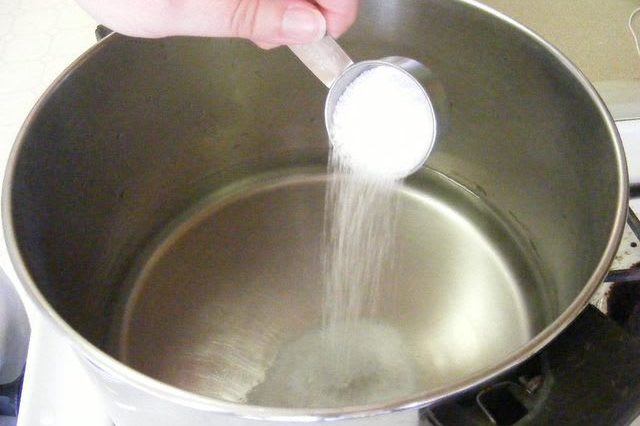 Do you add salt before or after boiling water?