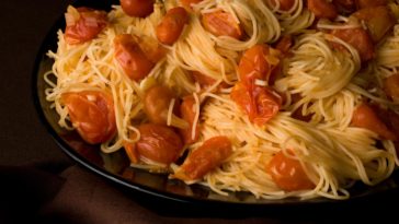 Do you break angel hair pasta?