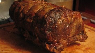 Do you cook a rib roast bone up or down?