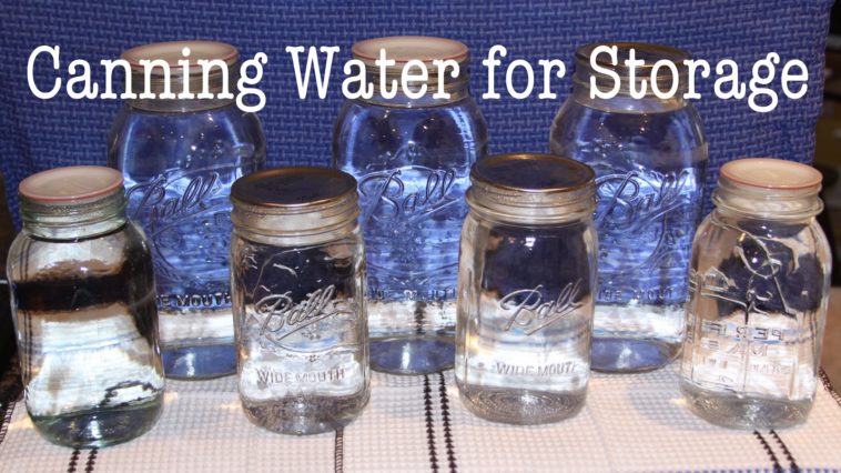 Do you cover jars with water when canning?