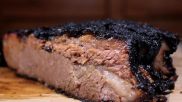 Do you flip a brisket while smoking?