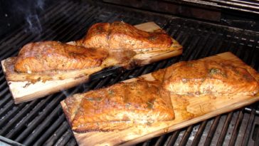 Do you flip fish on cedar plank?