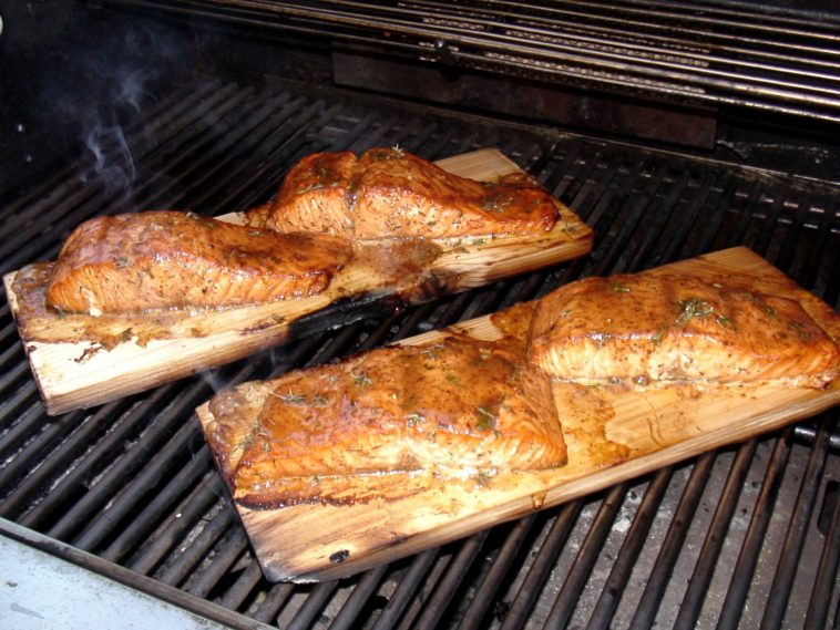Do you flip fish on cedar plank?