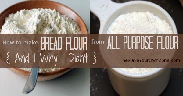 Do you have to use bread flour to make bread?