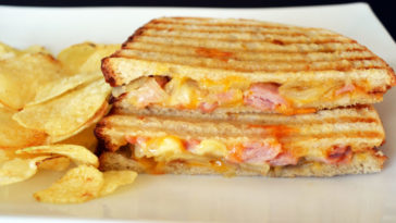 Do you put butter on a panini press?