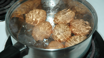 Do you put eggs in cold water after boiling?