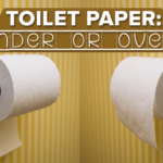 Do you put toilet paper over or under?