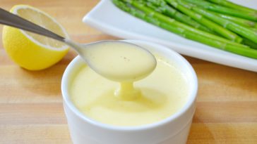 Do you serve hollandaise sauce warm?