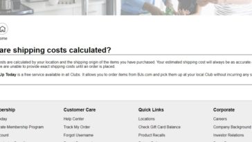 Does BJ charge for shipping?