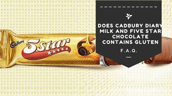 Does Cadbury chocolate contain gluten?
