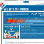Does Domino's track drivers?