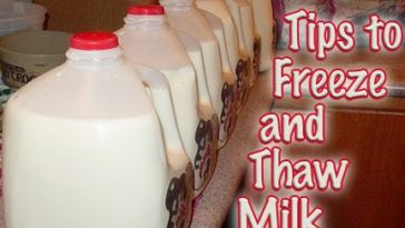 Does Frozen milk turn yellow?