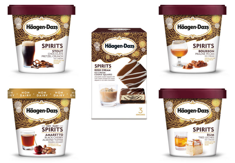 Does Haagen Dazs ice cream contain alcohol?