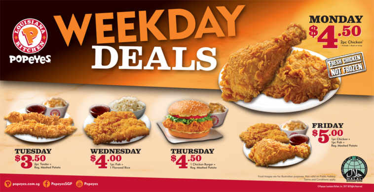 Does Popeye's have any specials today?