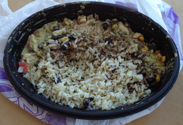 Does Taco Bell use white or brown rice?