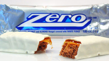 Does a zero bar have chocolate?
