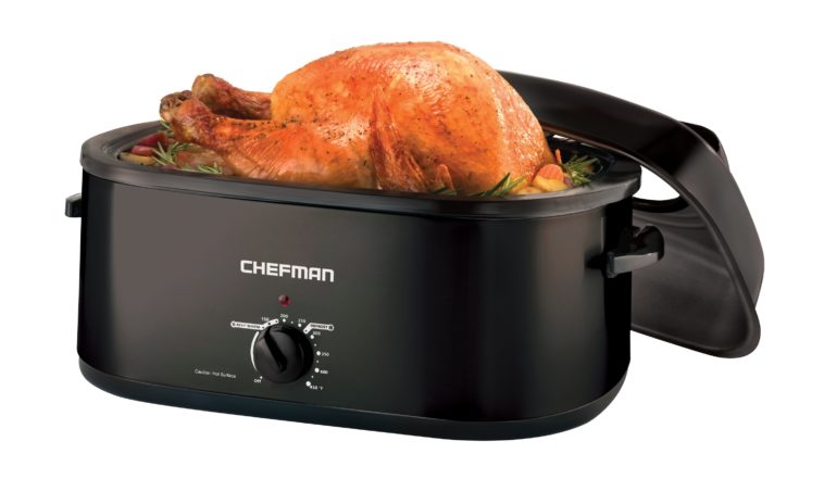Does an electric roaster cook faster than the oven?