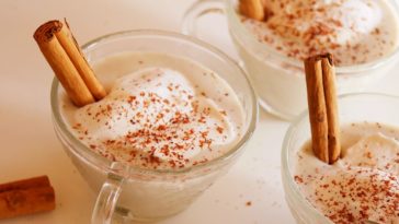 Does eggnog curdle with alcohol?