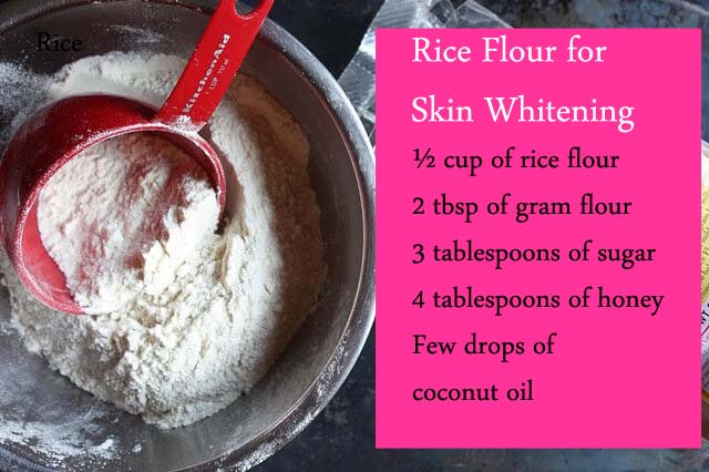 Does rice powder really whiten skin?