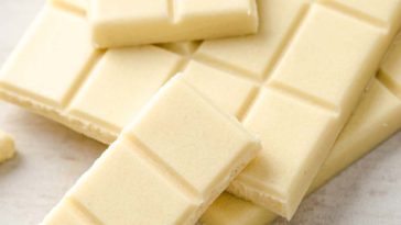 Does white chocolate have a lot of sugar?