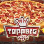 How big is a Toppers medium pizza?
