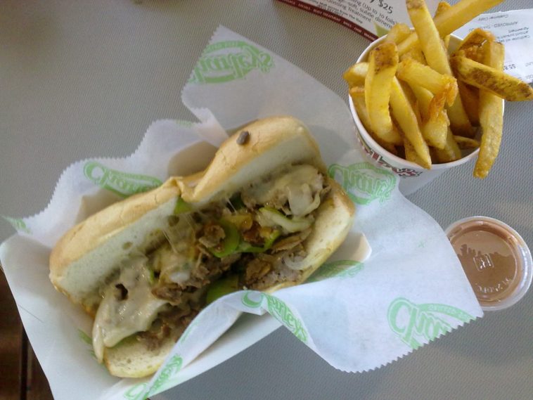 How big is a charleys small sub?