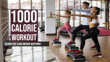 How can I burn 1000 calories a day?